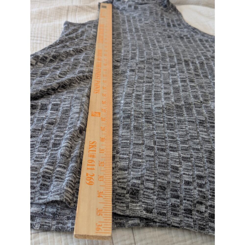 Maeve Anthropologie Emerson Gray Ribbed Sleeveless High Neck Dress w/ Pockets S - Picture 8 of 8